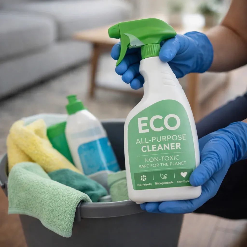 Eco-friendly non-toxic cleaning products used by Capital Clean Care