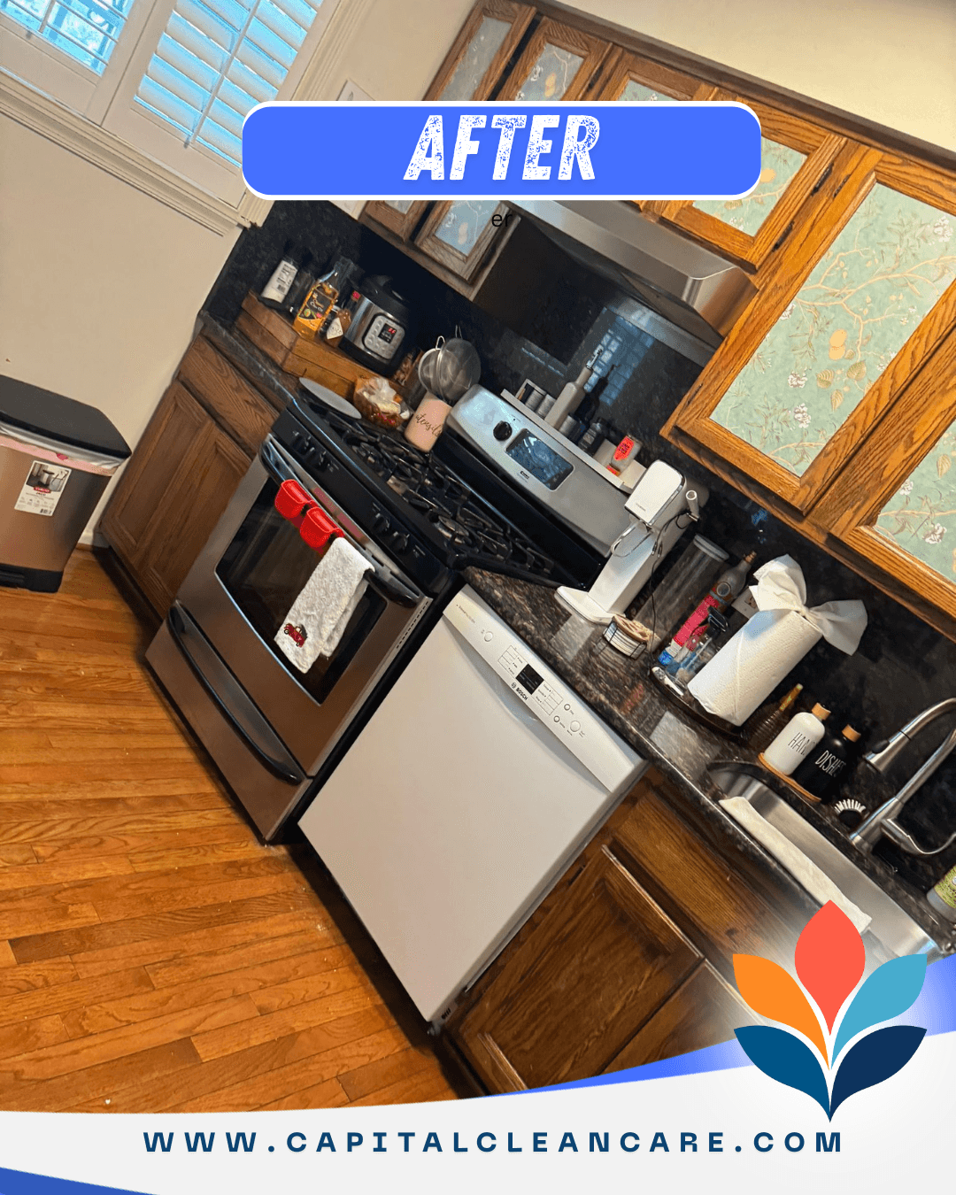 After cleaning