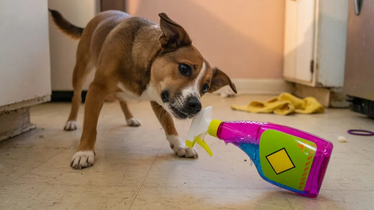Cleaning-Product Poisoning in Pets: Warning Signs to Know